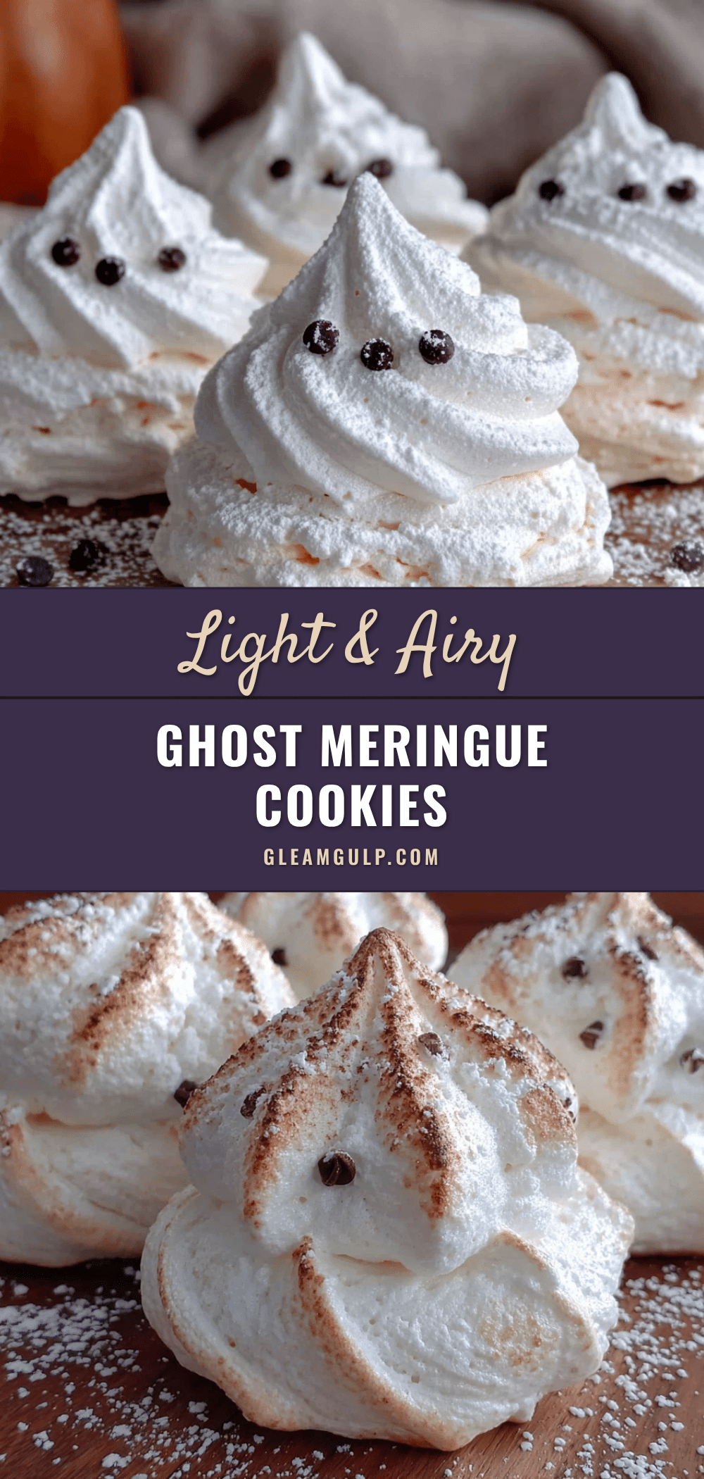 light & airy ghost meringue cookies recipe