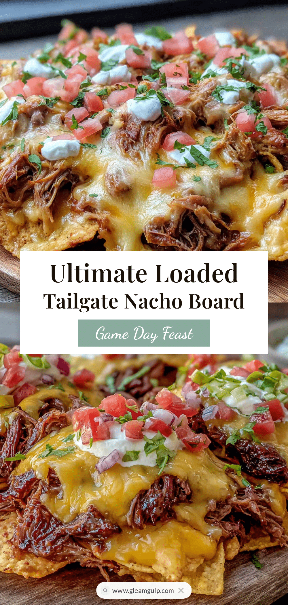 Loaded Tailgate Nacho Board recipe