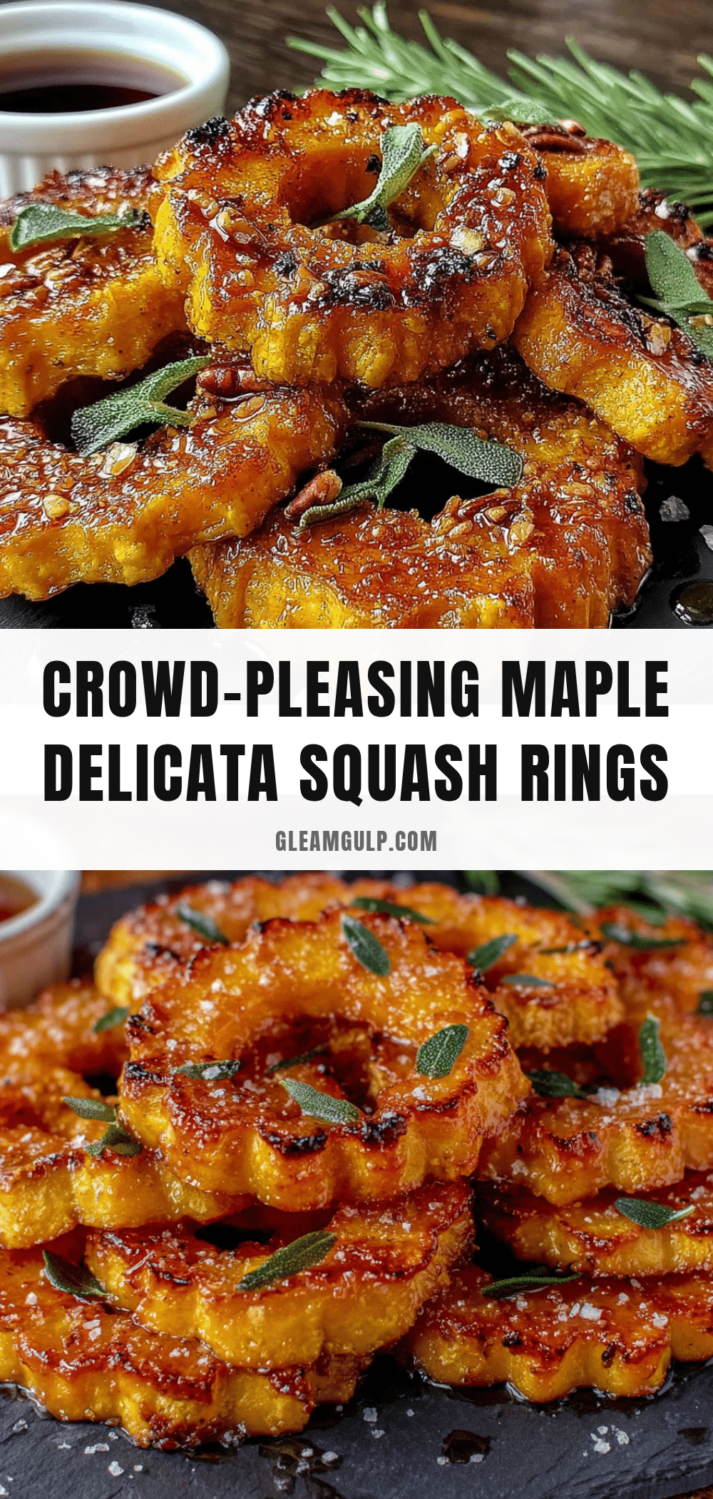 maple roasted delicata squash rings recipe