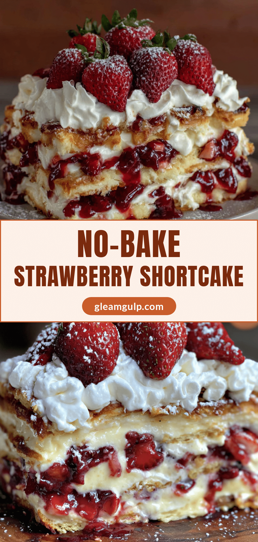 no-bake strawberry shortcake icebox cake recipe