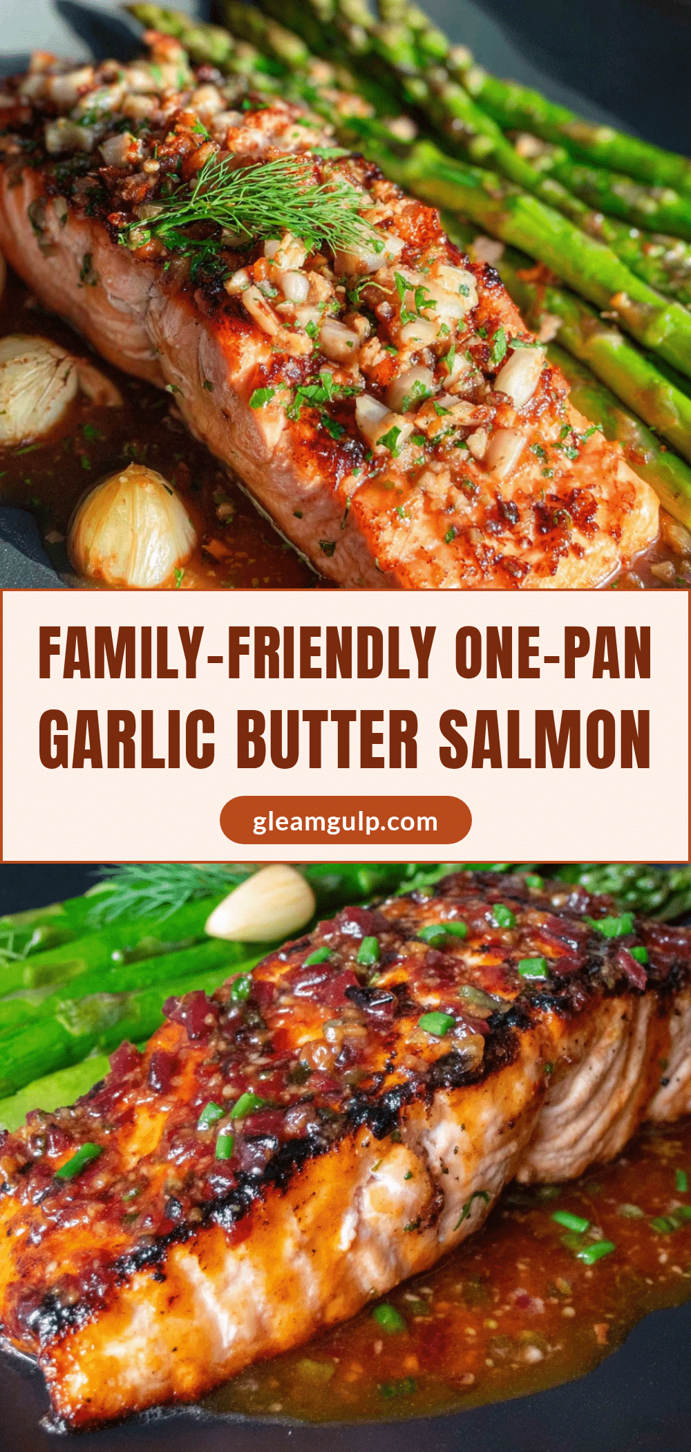 one-pan garlic butter salmon recipe