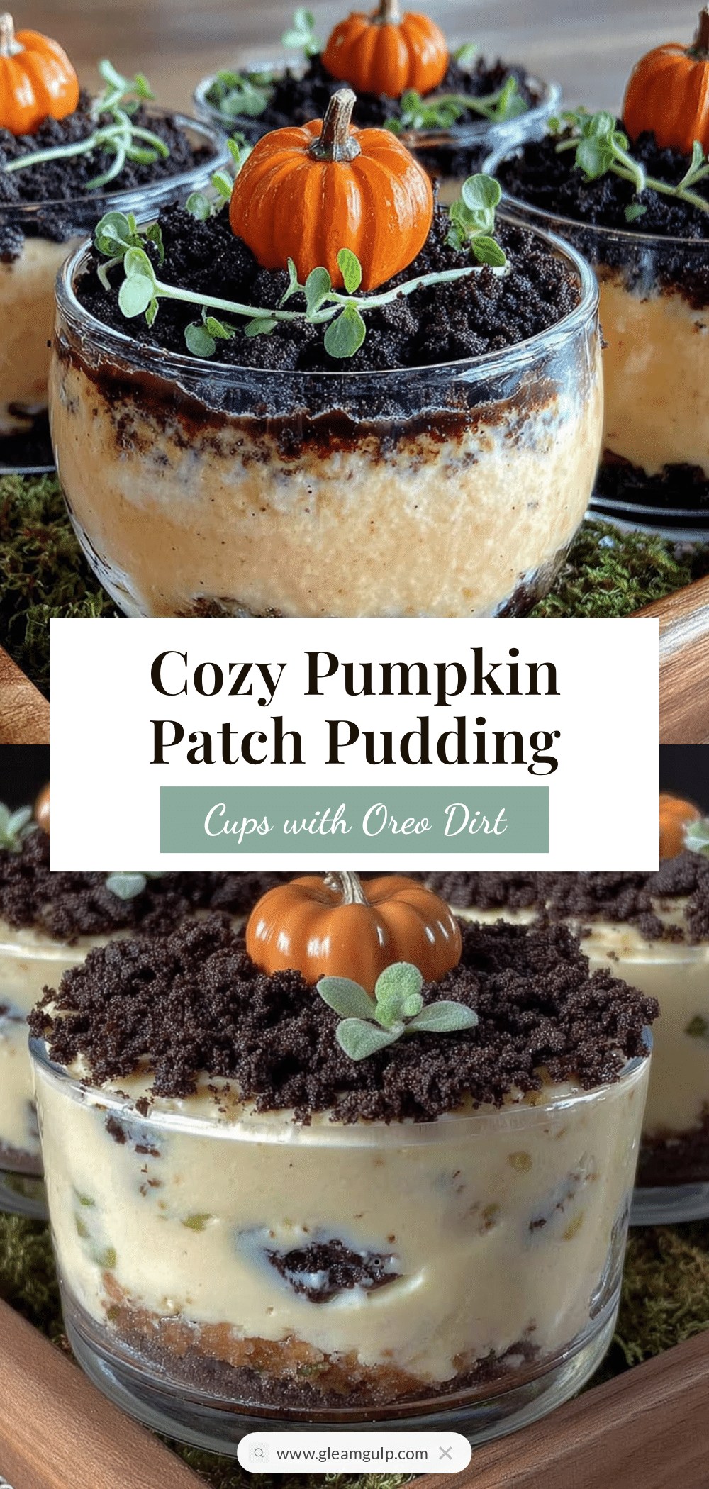 pumpkin patch pudding cups recipe