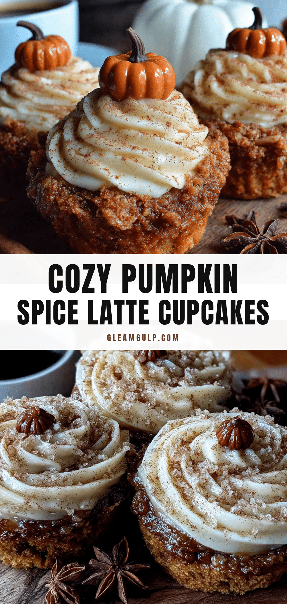 pumpkin spice latte cupcakes recipe