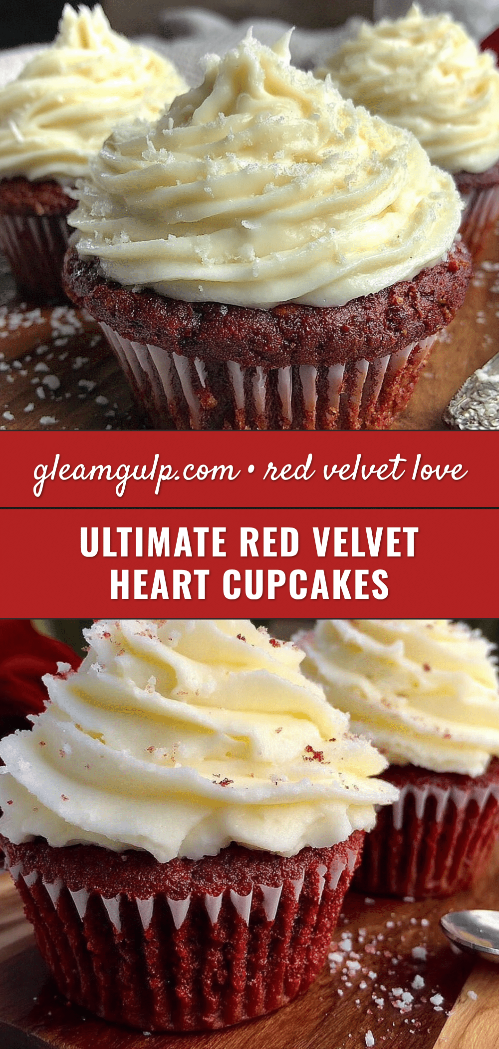 red velvet heart cupcakes recipe