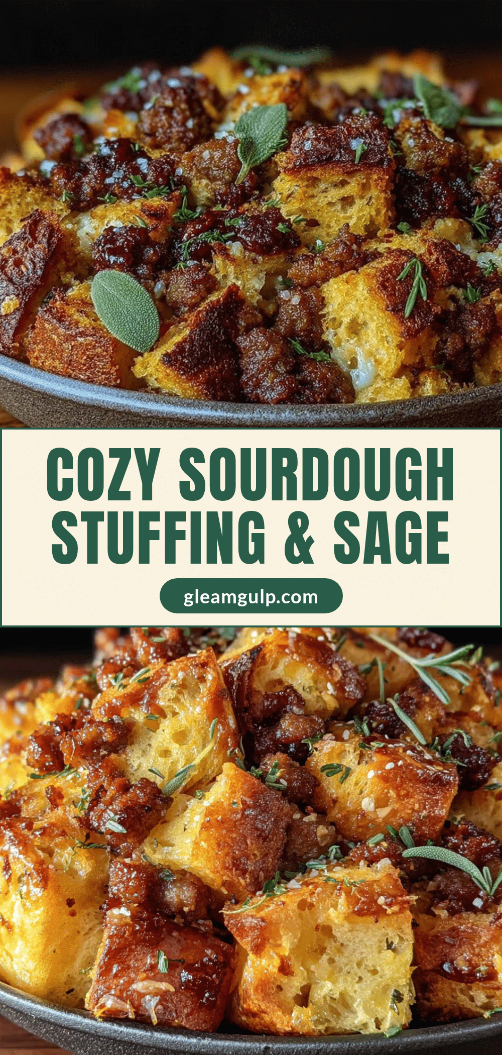 sourdough stuffing with sausage and sage recipe