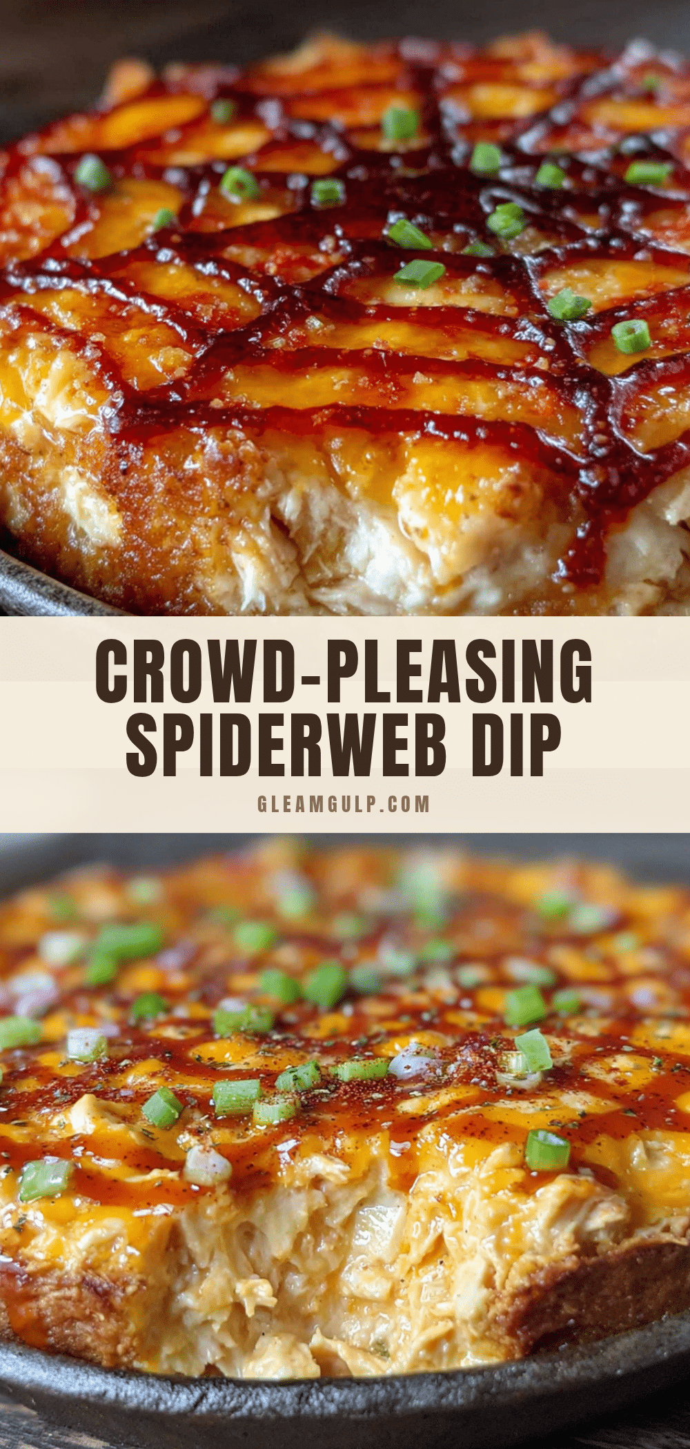 spiderweb buffalo chicken dip recipe