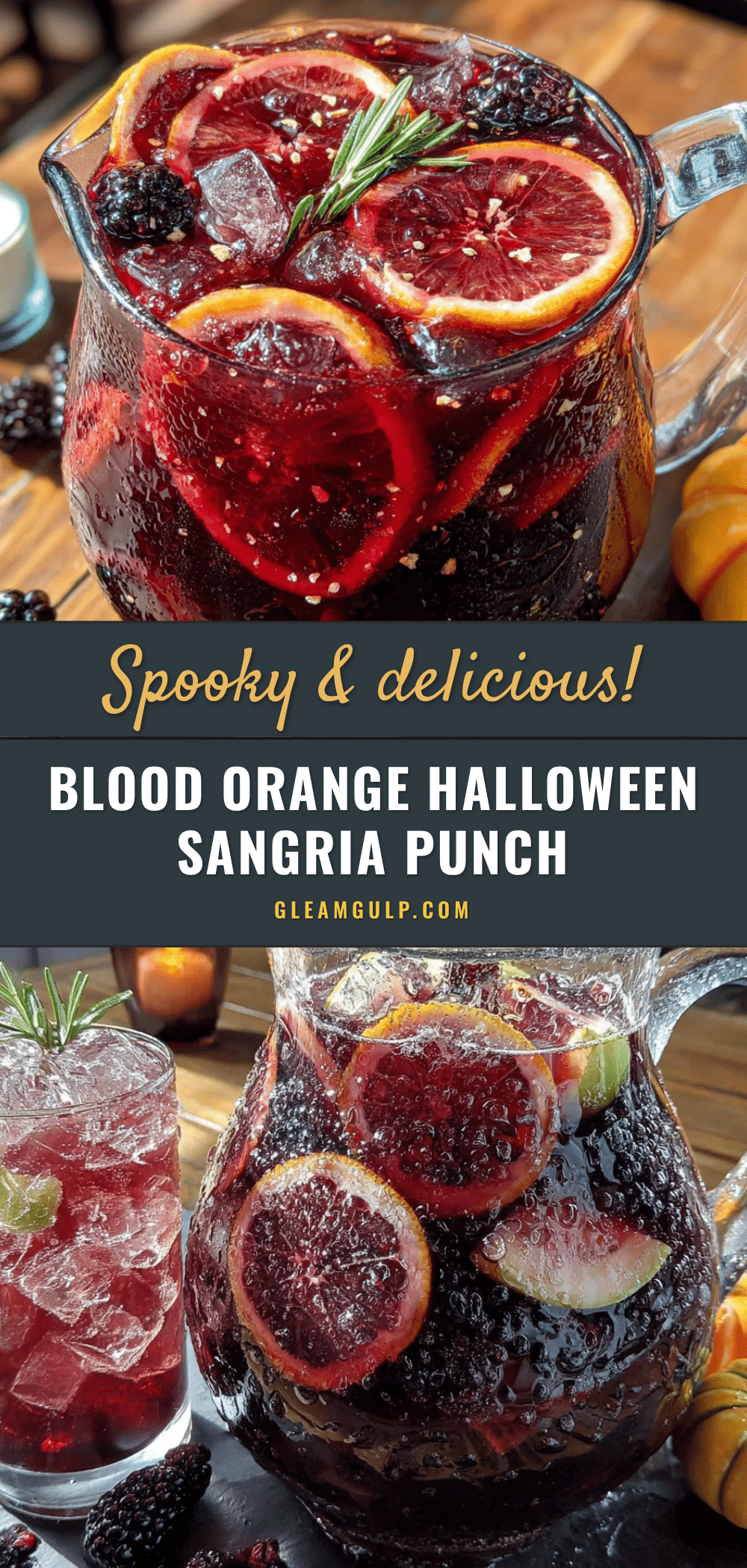 blood orange halloween sangria recipe