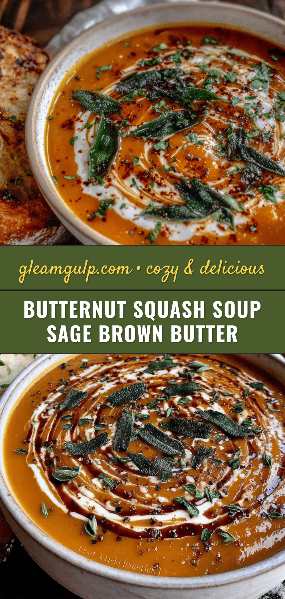 creamy butternut squash soup recipe