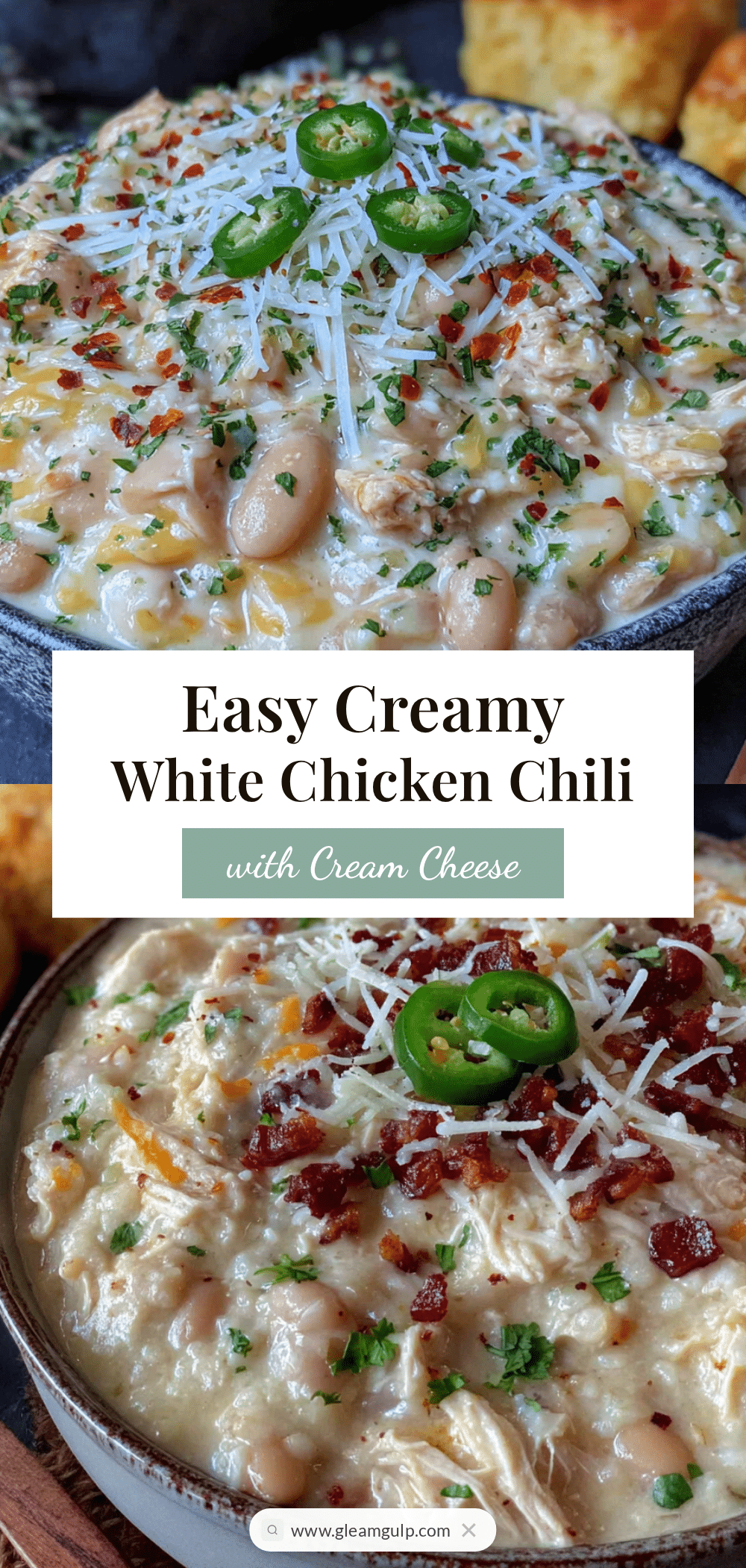 creamy white chicken chili with cream cheese recipe