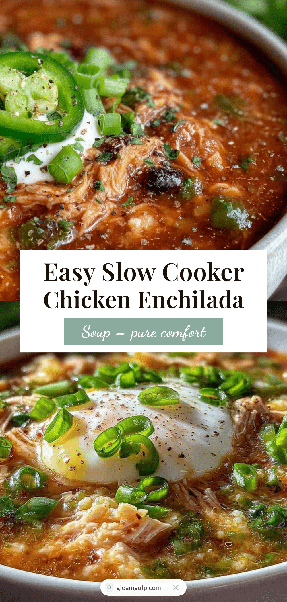 easy slow cooker chicken enchilada soup recipe