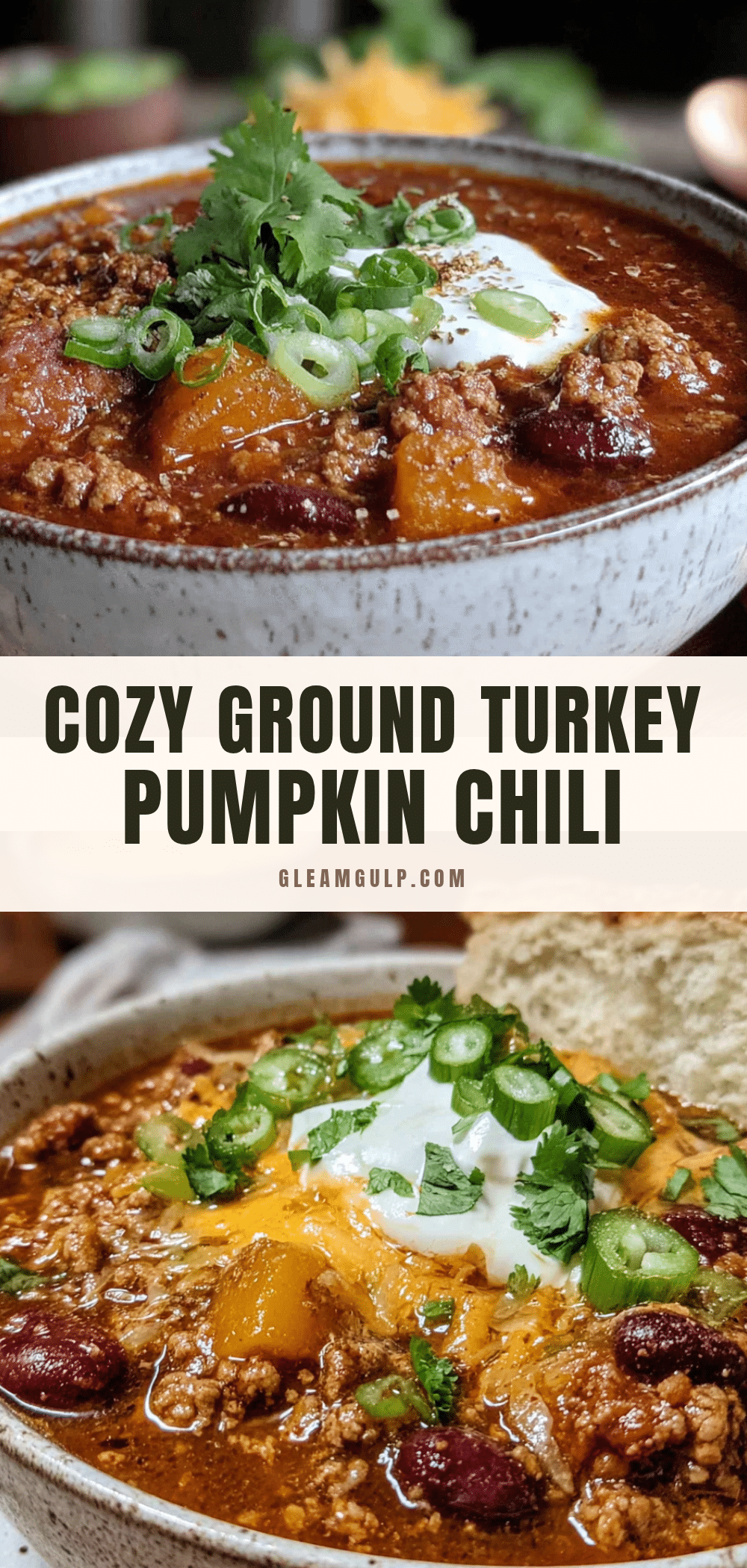 ground turkey pumpkin chili recipe