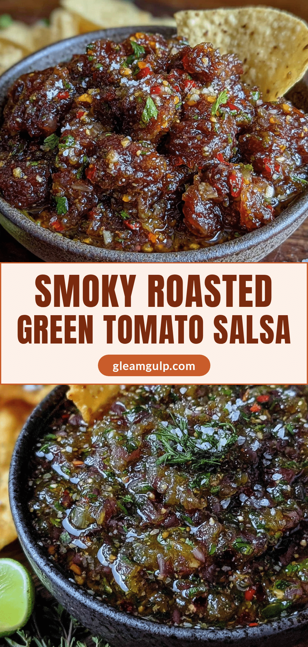 quick smoky roasted green tomato salsa recipe