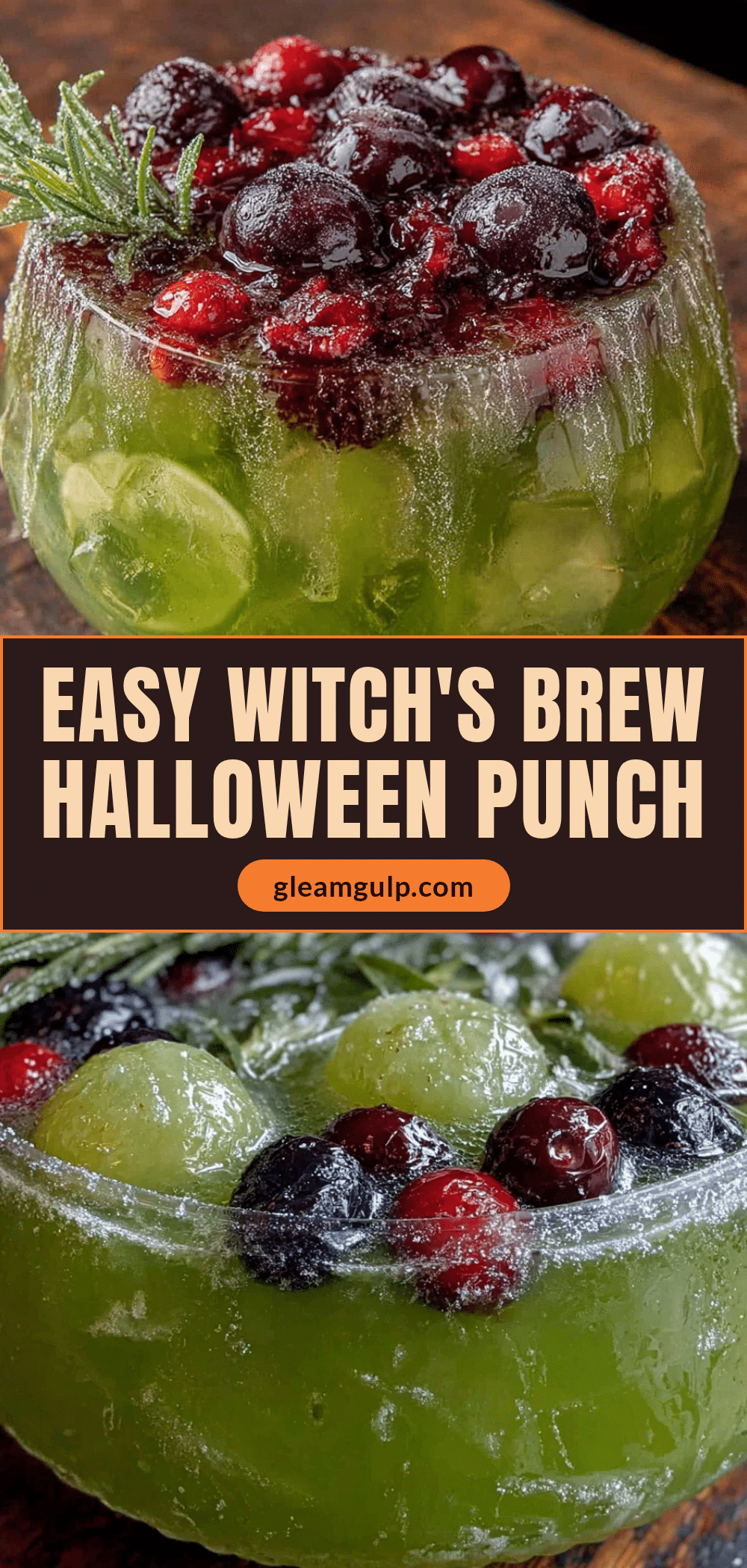 witchs brew halloween punch recipe