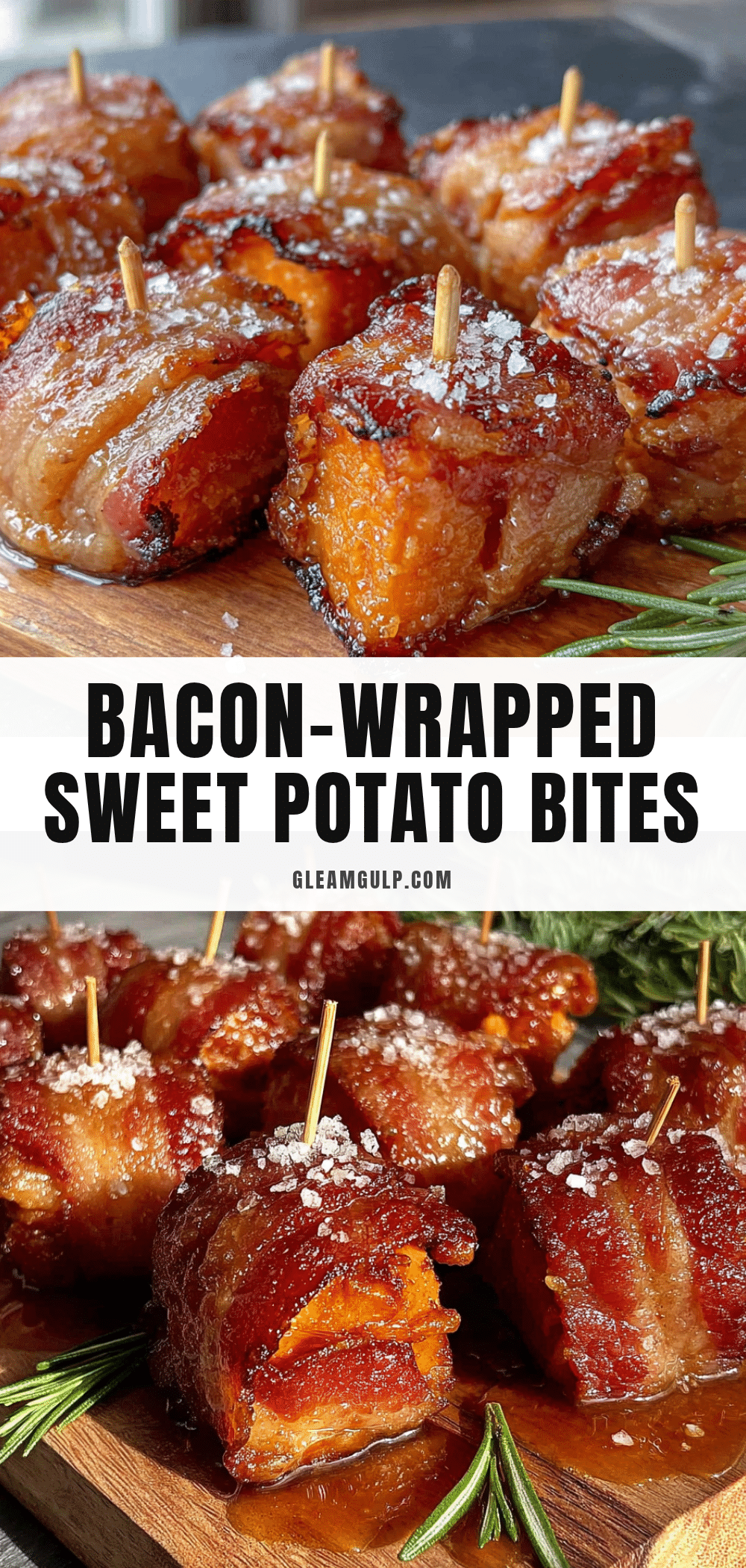 bacon-wrapped sweet potato bites recipe