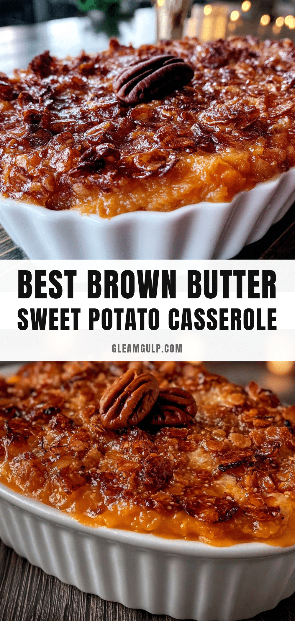 brown butter sweet potato casserole recipe