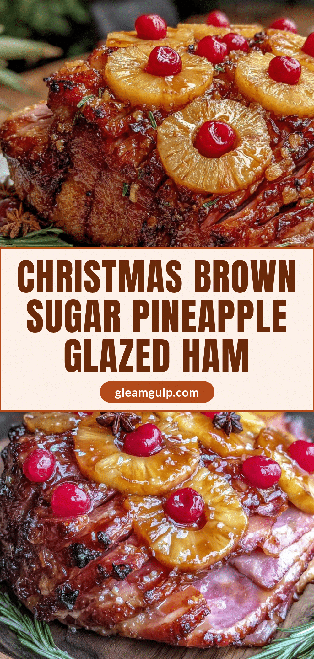 brown sugar pineapple glazed ham recipe