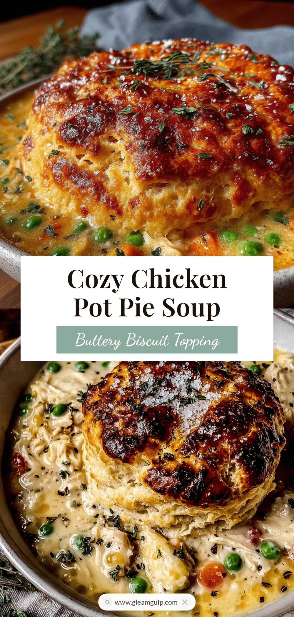 chicken pot pie soup recipe