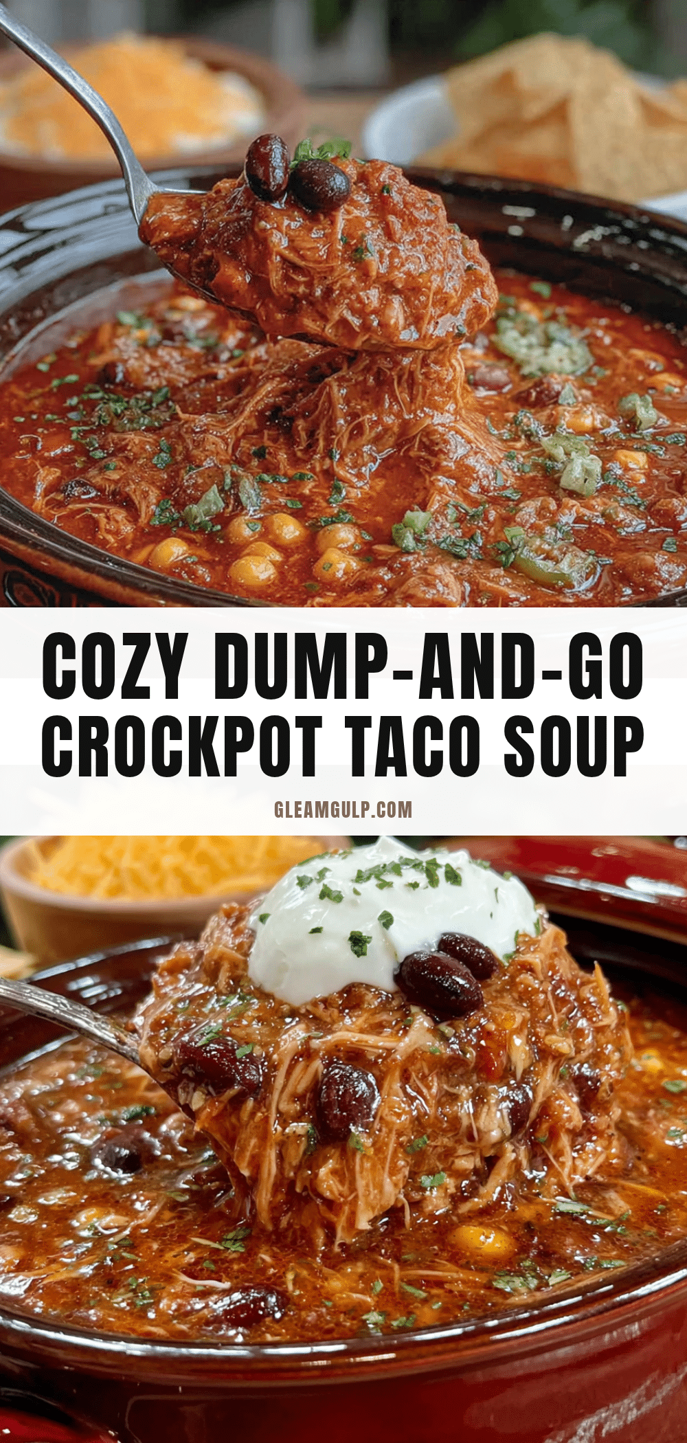 crockpot taco soup recipe