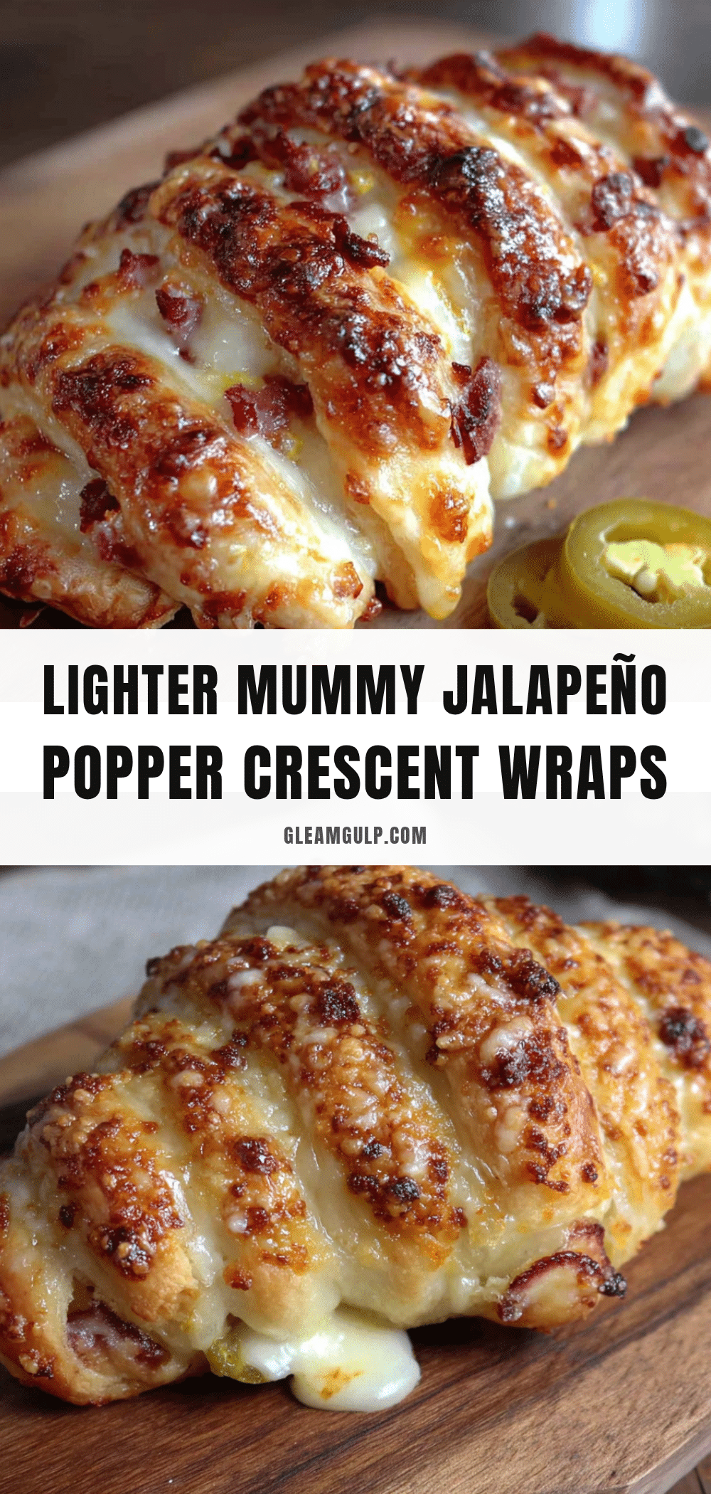 lighter mummy jalapeño popper crescent wraps recipe