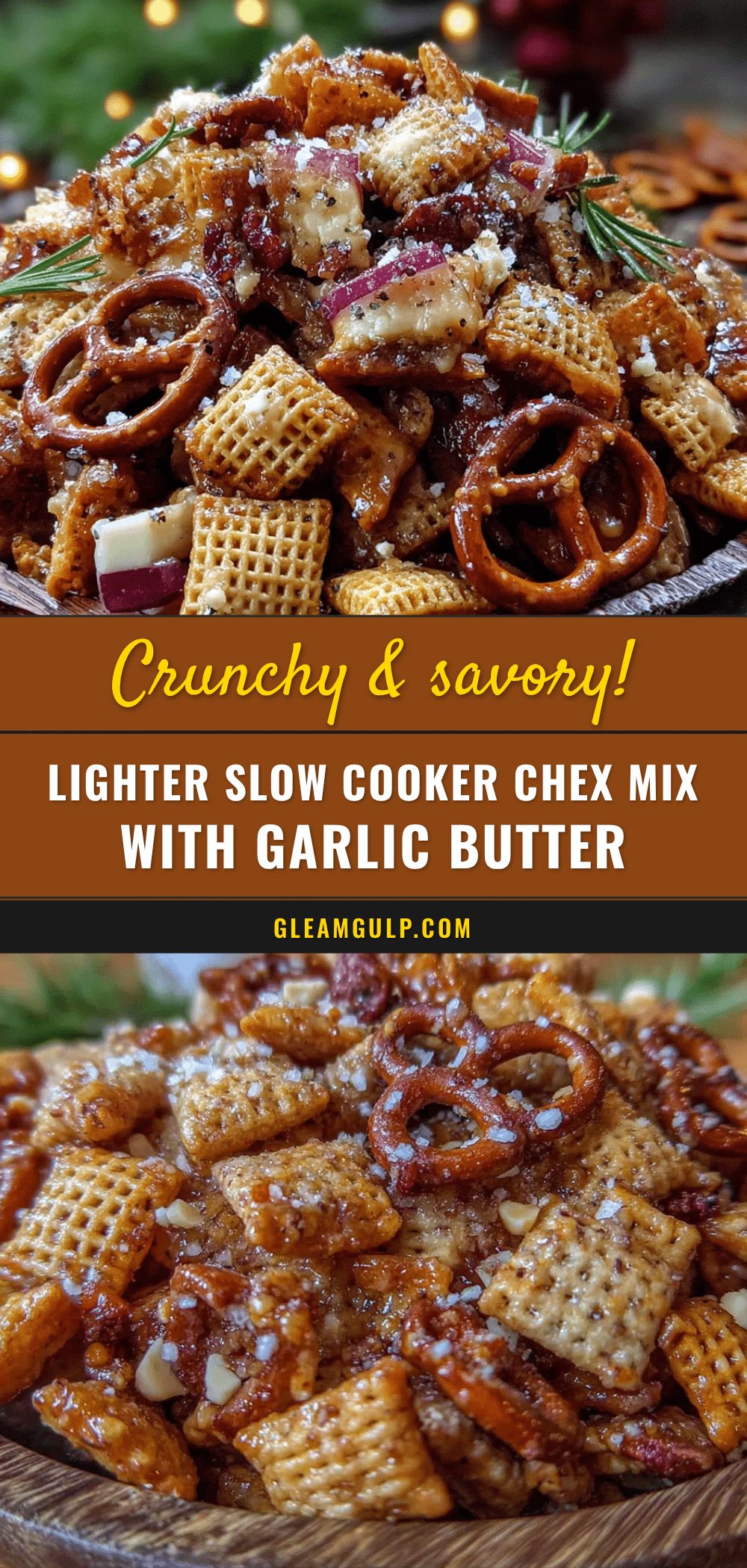 lighter slow cooker chex mix recipe